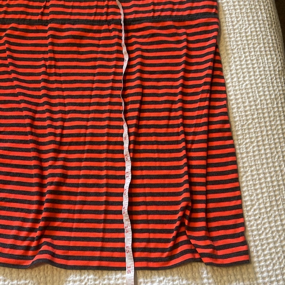 Divided by H&M mini skirt Gray and Orange stripes 5/$20 - Picture 4 of 4